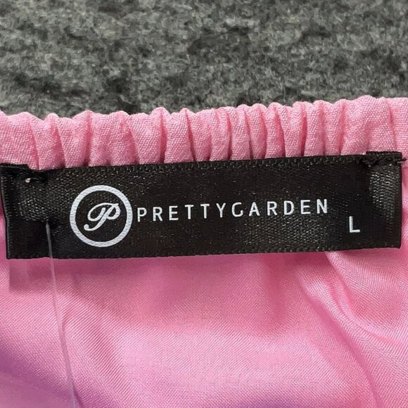 NWT  Prettygarden Pink Casual Dress Large - Picture 3 of 7